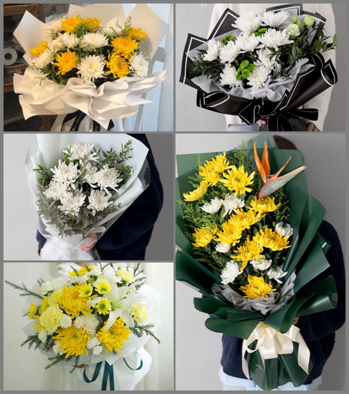 广东广州市从化区温泉镇石坑村白事花束代送